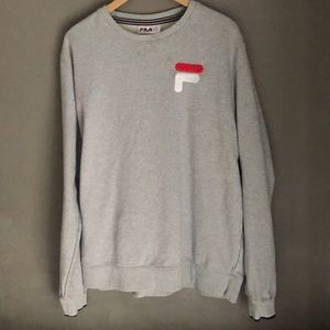 Fila Long Sleeve Crewneck Grey